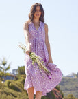 LA GUERITE DRESS | GRAPEVINE PURPLE IRIS