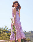 LA GUERITE DRESS | GRAPEVINE PURPLE IRIS