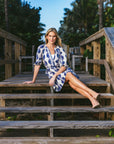 KENDALL DRESS | TRELLIS AZURE