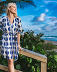 KENDALL DRESS | TRELLIS AZURE