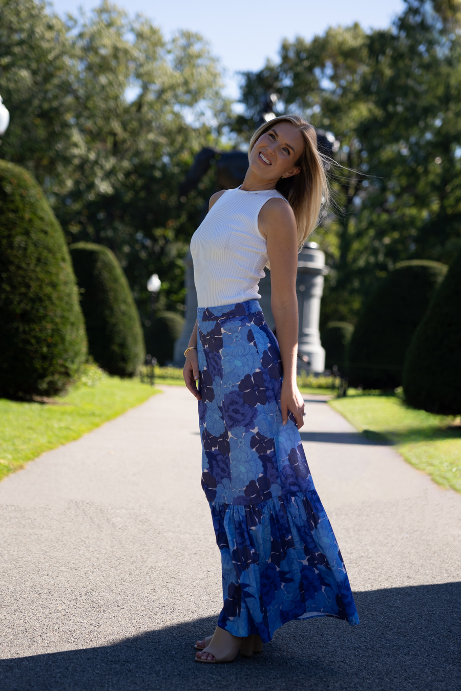 LIZZIE LINEN SKIRT | ELECTRA