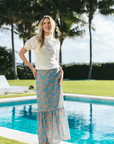 LIZZIE LINEN SKIRT | CALLISTA PALM