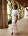 LIZZIE LINEN SKIRT | BREAKFAST IN THE PARK