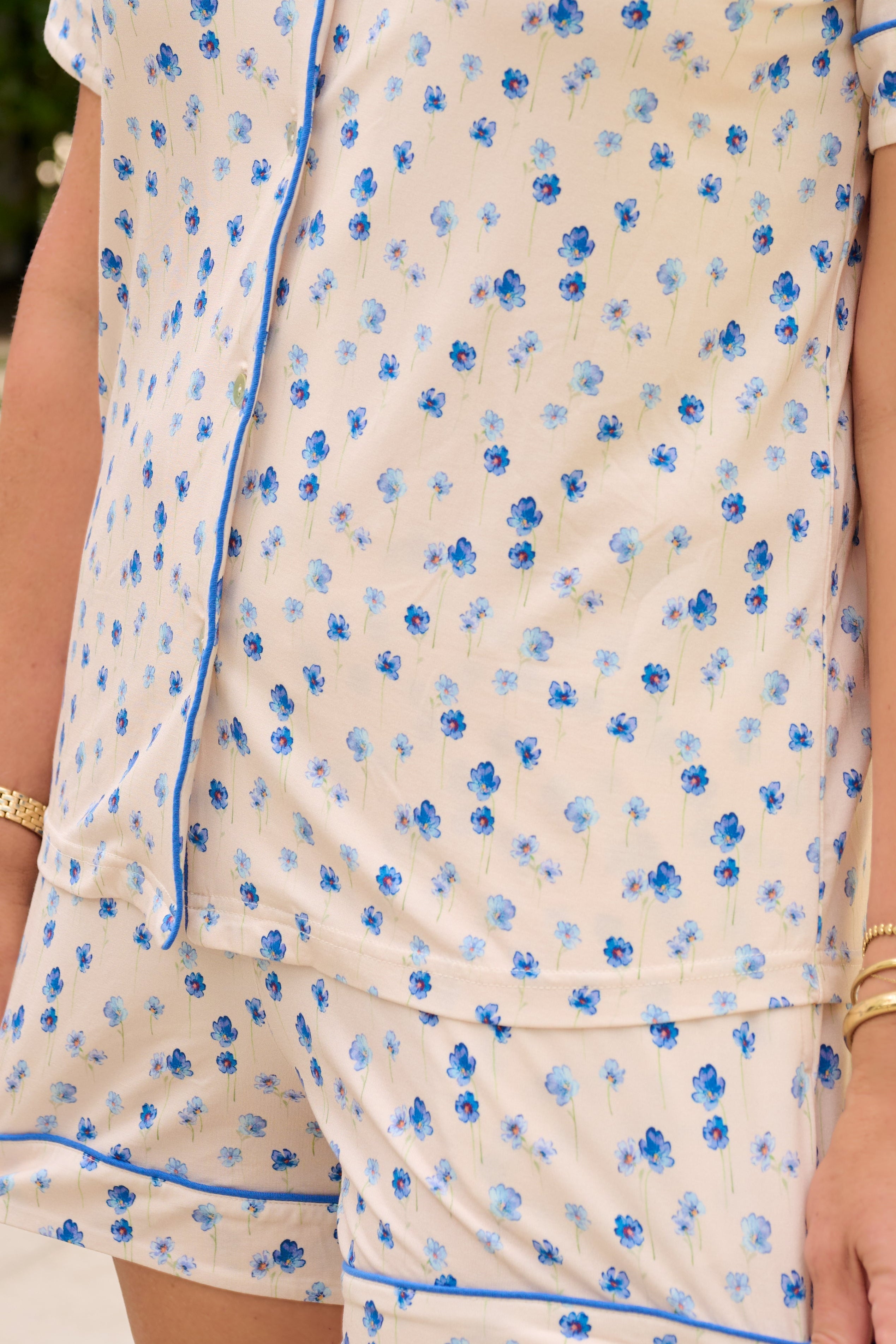 ELSIE SHORTIE PAJAMAS | BLUEBELL