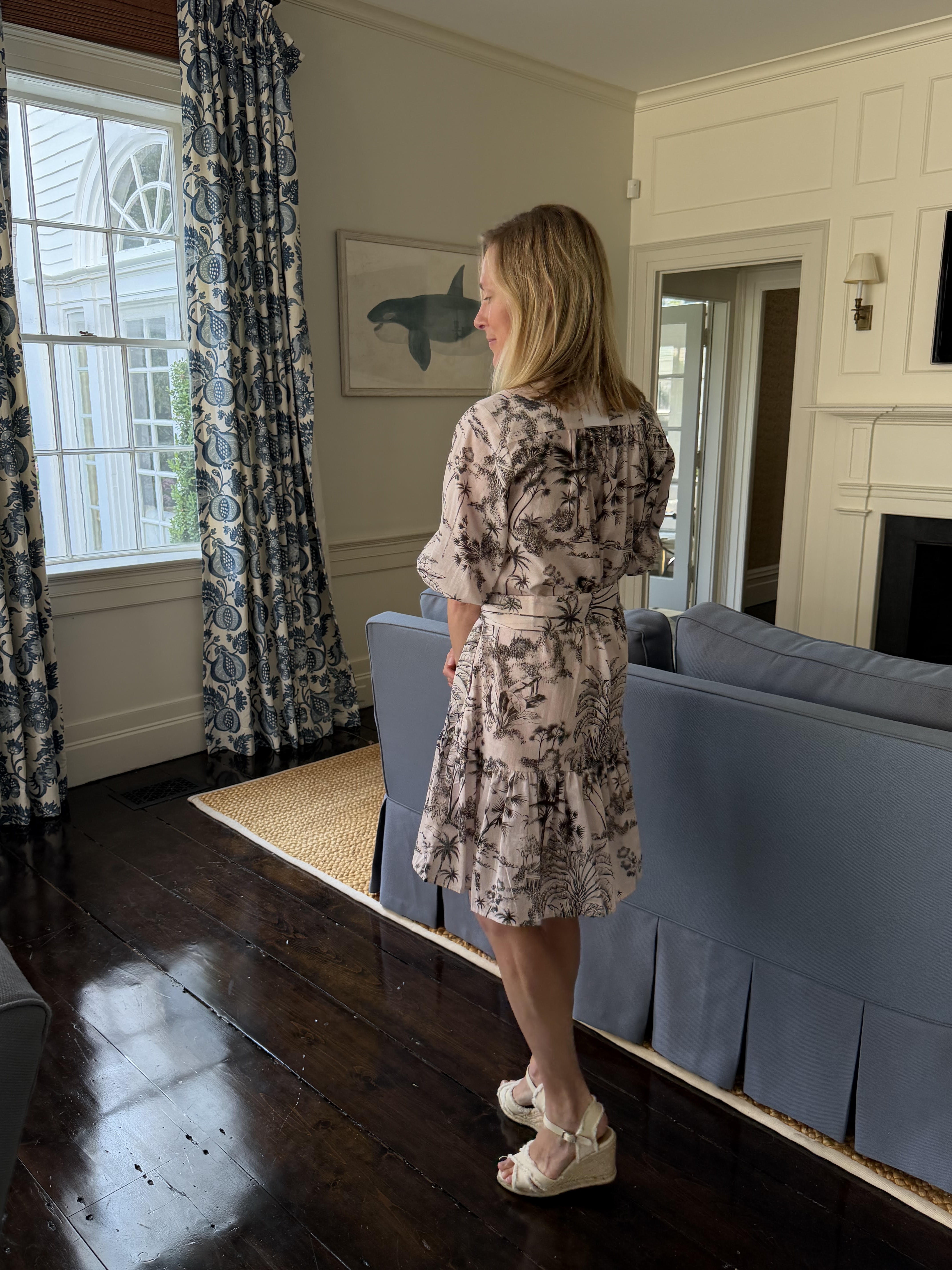 CECELIA DRESS | BLACK TOILE