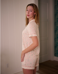 ELSIE SHORTIE PAJAMAS | MAH JONGG PRINT