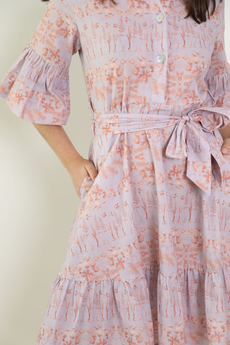 CARLAINE DRESS | BREAKFAST IN THE PARK LAVENDER