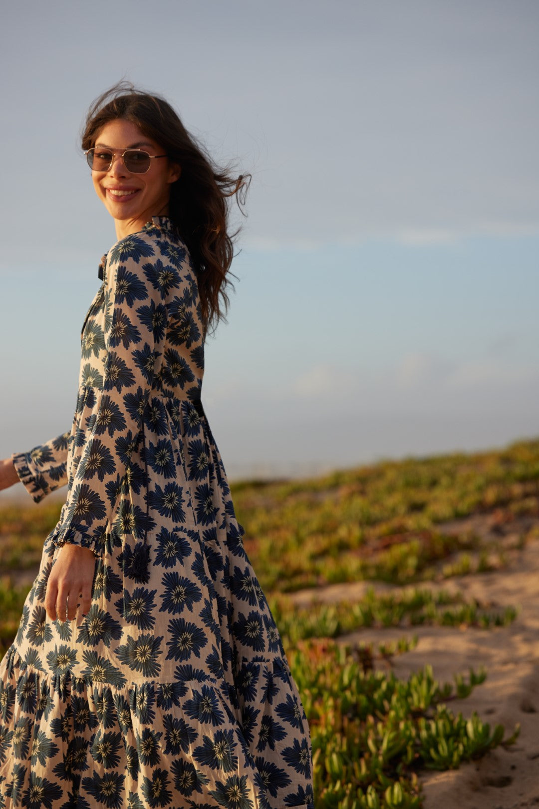 RAPHAEL DRESS | PEACOCK NAVY